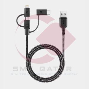 Energea Nylo Tough 3in1 Cable Micro Lightning Mfi Usb C Charge And Sync 1.5m.jpg