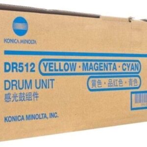 Konica Minolta Dr 512 75k Page Yield Color Drum Unit For Bizhub C224 C284 C364 C454 C554 A2xn0td 1.jpg