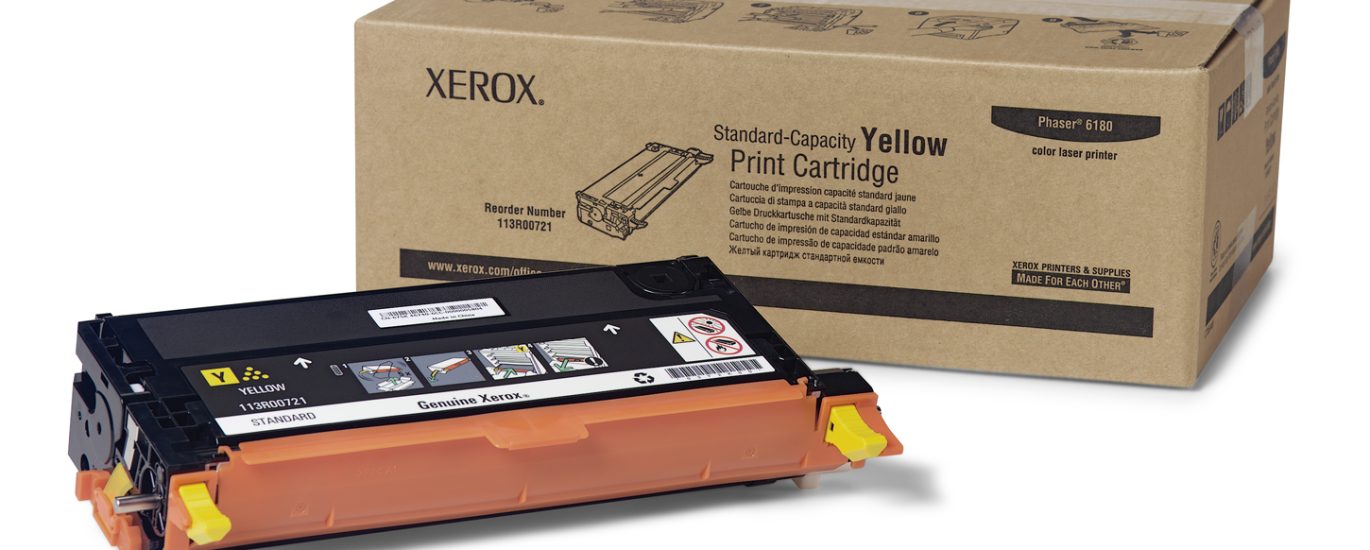 Xerox 113R00721 Phaser 6180 Yellow Standard Capacity Print Cartridge